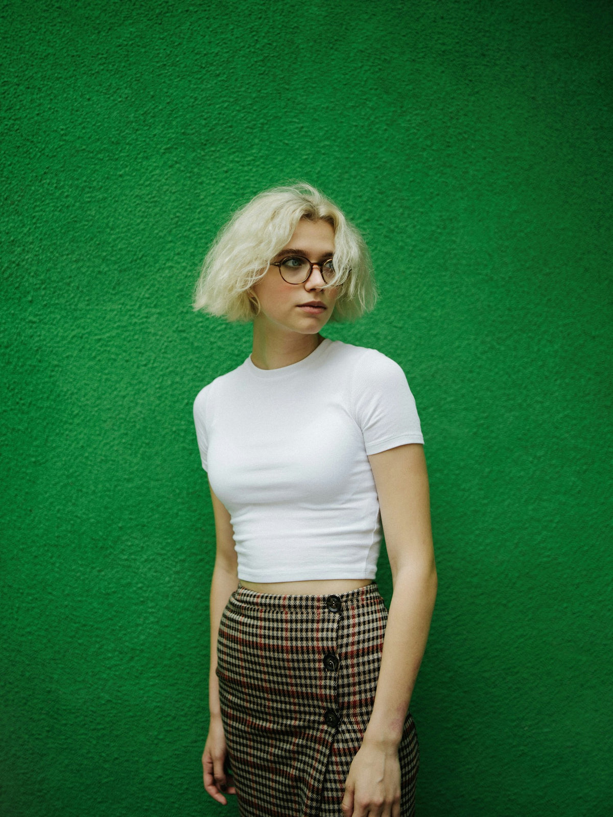 Essential Baby Tee in white