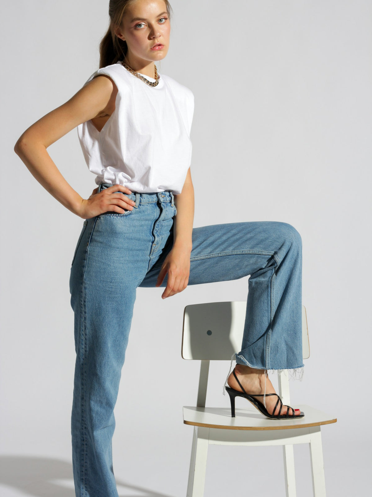 High-Rise Straight Jean